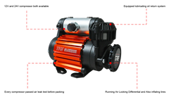 12V Air Compressor for Locker | High-Performance Differential Air Locker Compressor