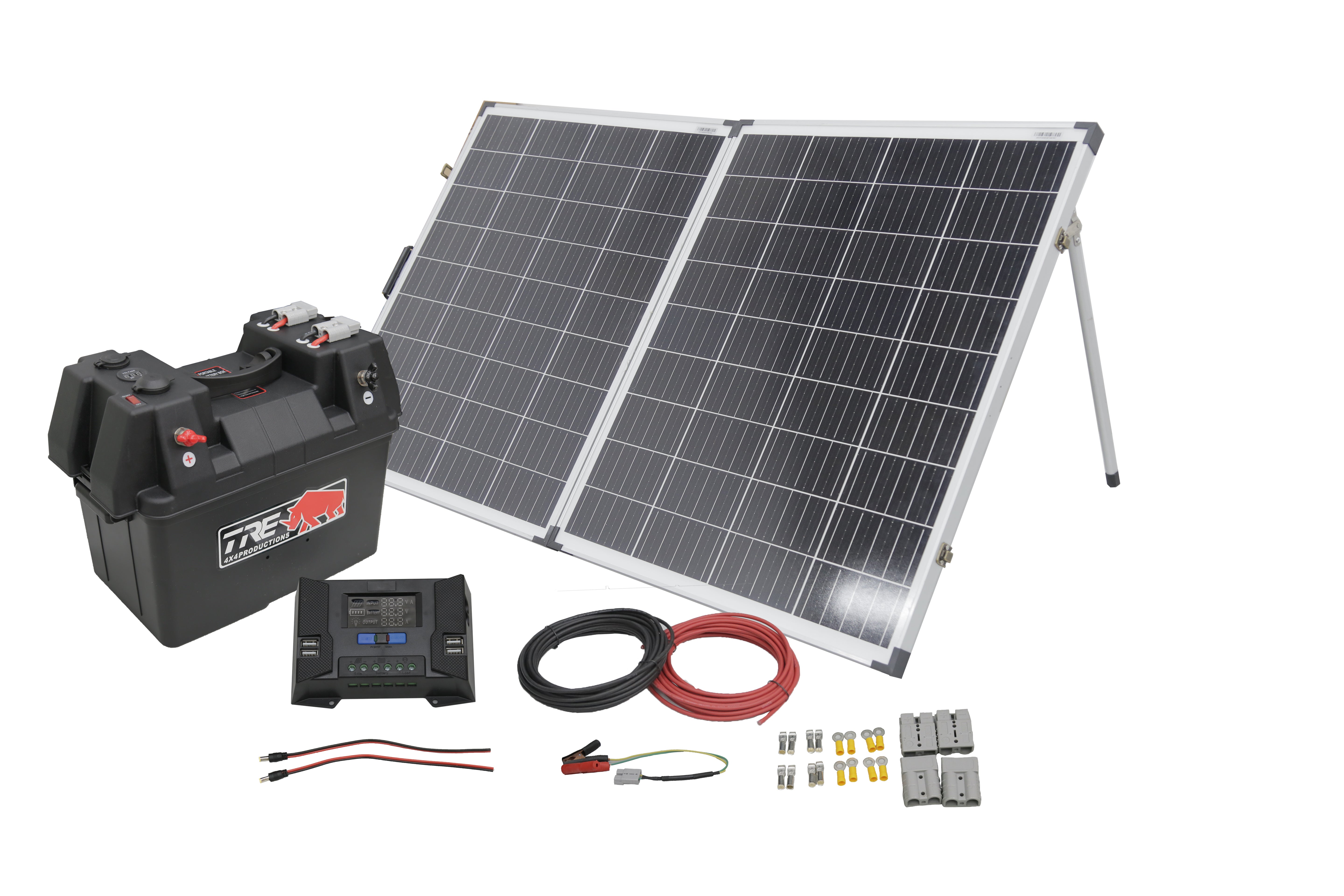160W Portable Solar Panel Kit