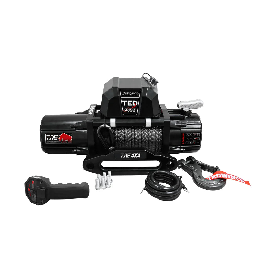 TRE TED 12000LBS Synthetic Rope Winch