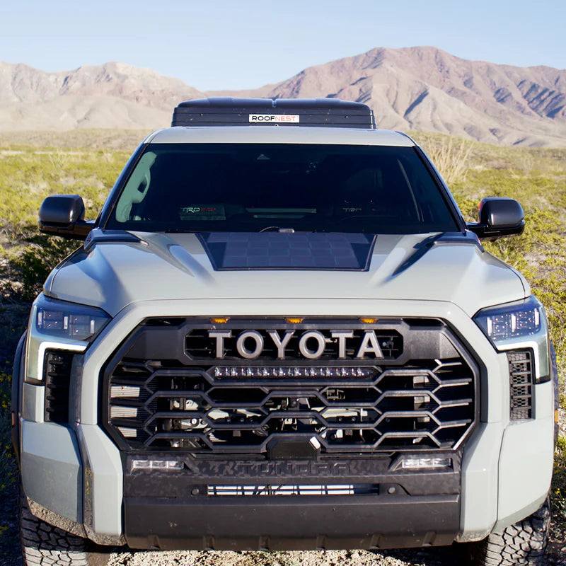 90W hood solar panel Tundra