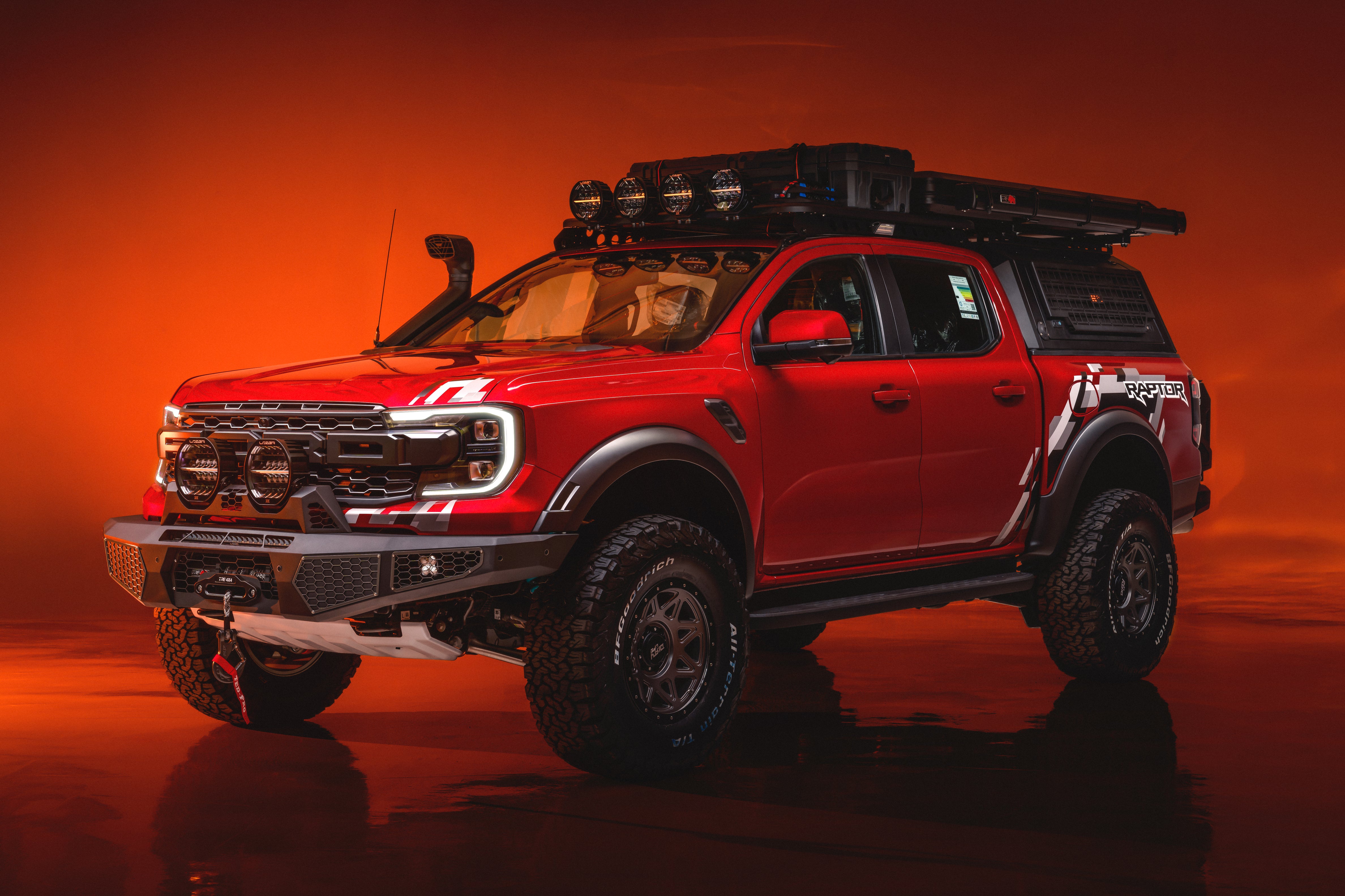 EZ PRO X Ford Ranger Raptor –  Full Custom Red Body Paint