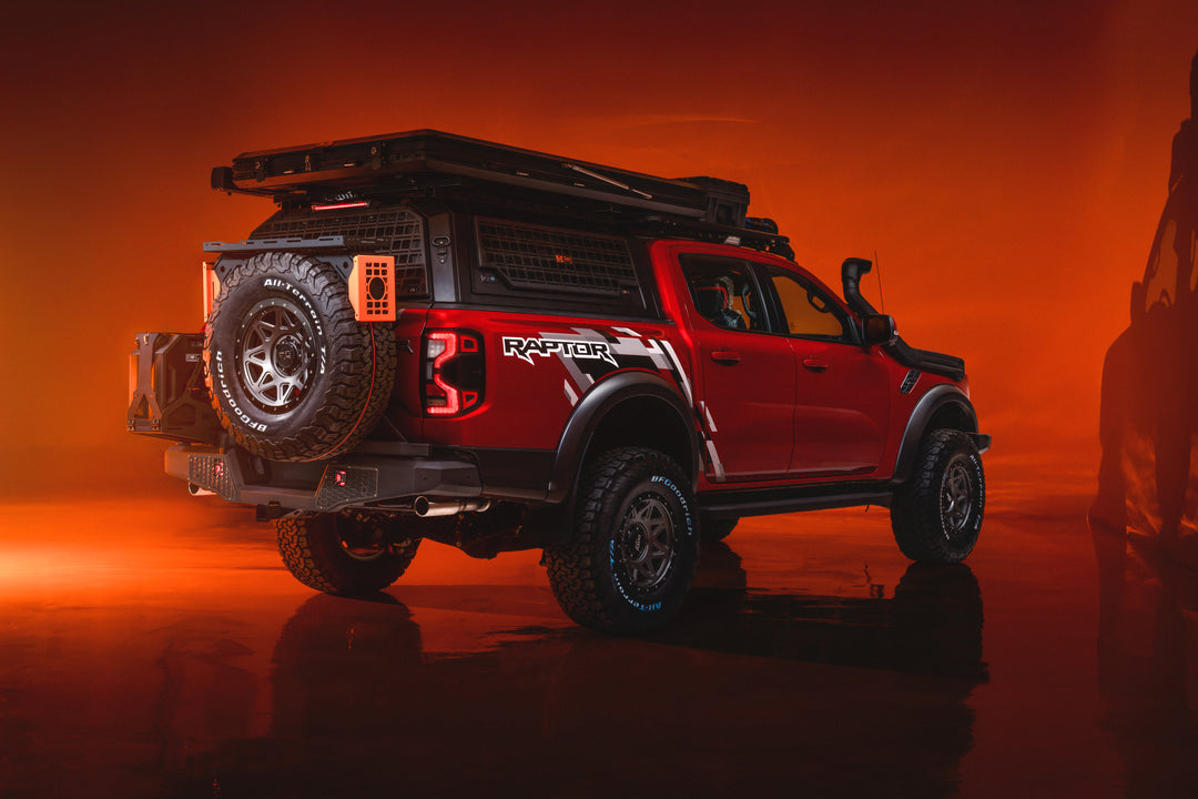 EZ PRO X – Ford Ranger Raptor – Full Custom Red Body Paint – EZ Outdoors