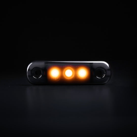 Dark Knight Super Dark Slim Amber Sidemarker