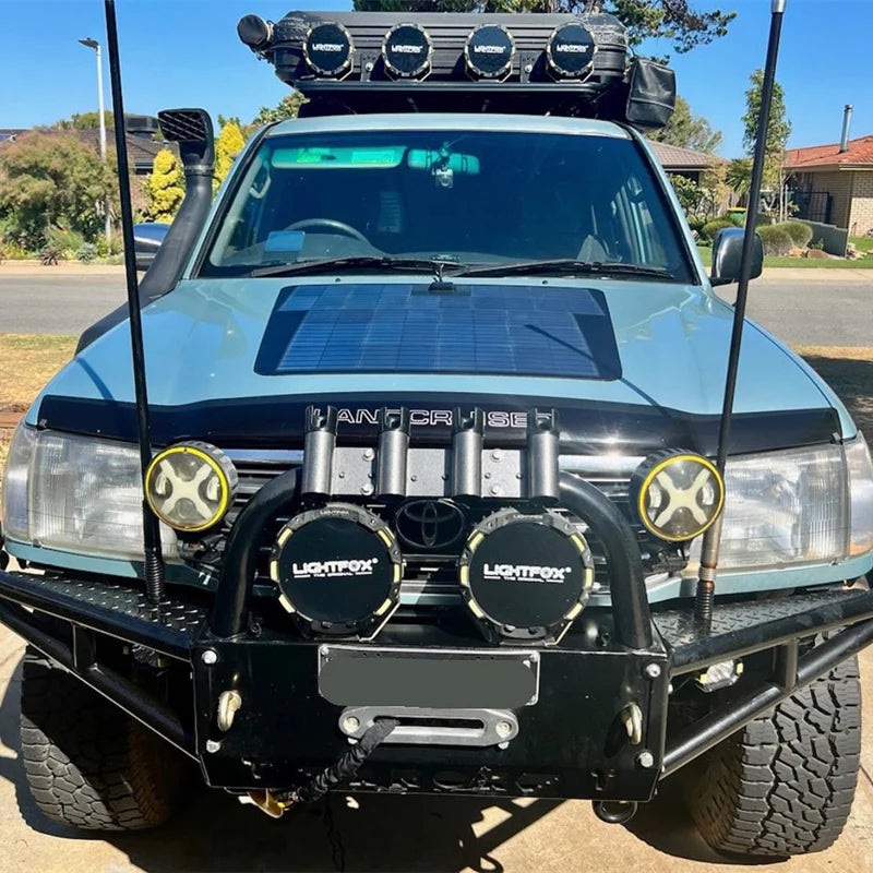 Toyota Land Cruiser 100 Series J100 100W Hood Solar Panel