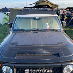 Toyota FJ Cruiser LensunSolar 105W Hood Solar Panel