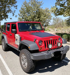 Jeep Wrangler JK 105W Hood Solar Panel