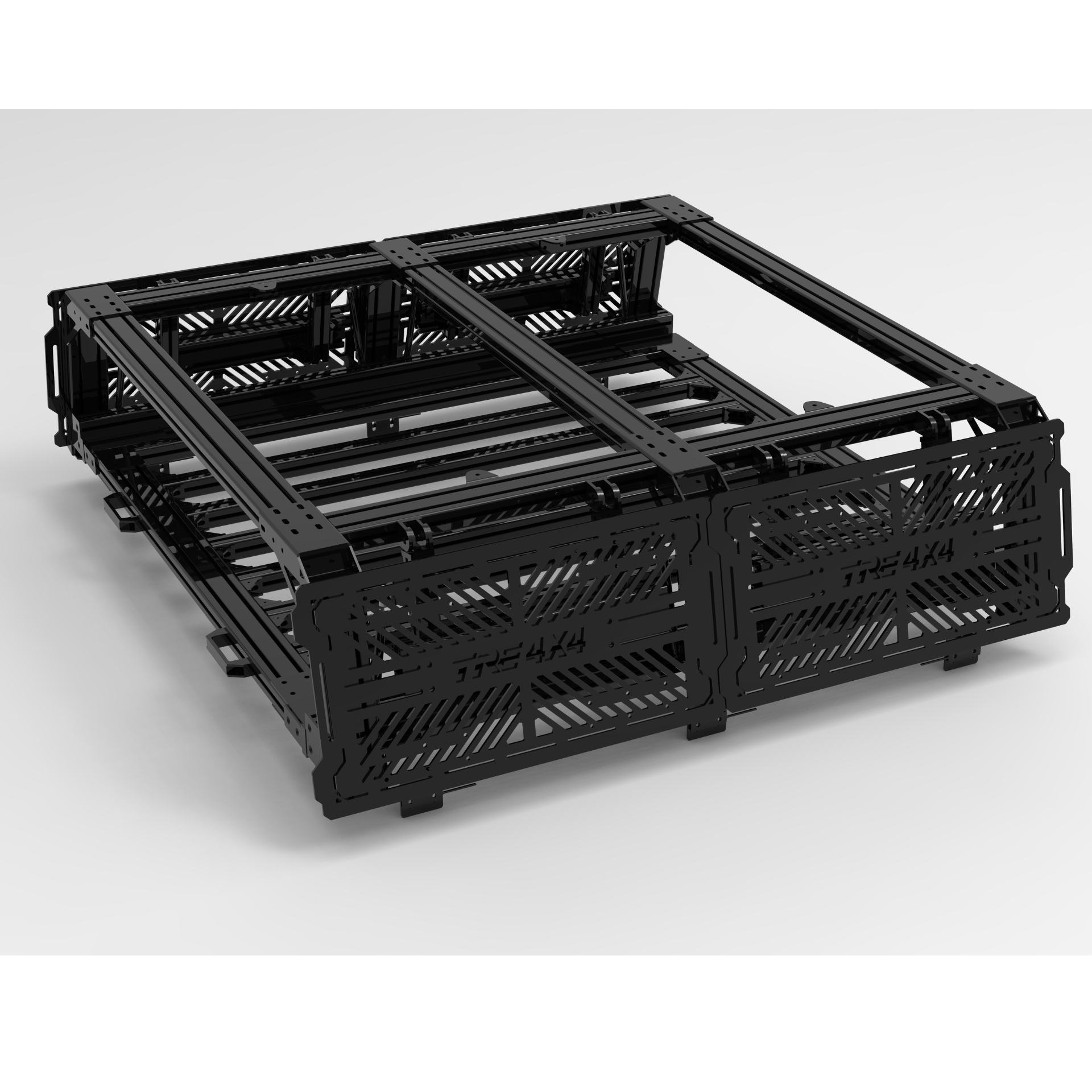 Deluxe full height modular bed rack