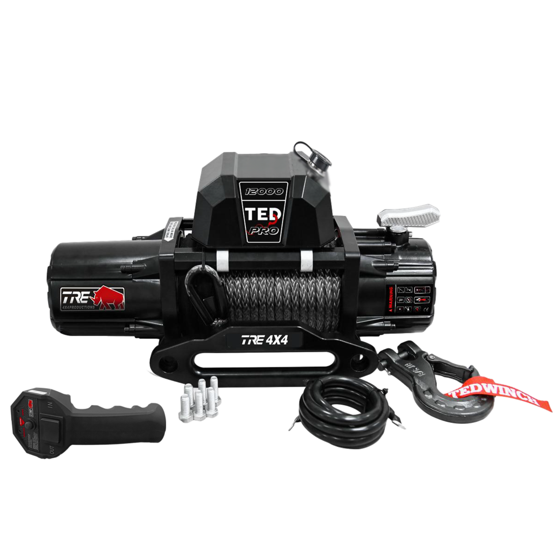 12000LBS Synthetic Rope winch
