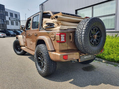 JL 4 Door Fastback in tan