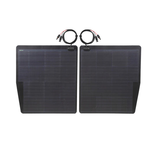 Mitsubishi Pajero(Montero, Shogun) 140W (70Wx2) Hood Solar Panel