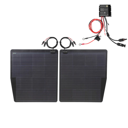 Mitsubishi Pajero(Montero, Shogun) 140W (70Wx2) Hood Solar Panel
