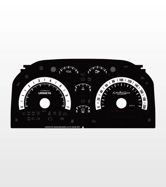 New LC70 Series NS Retro Dashboard Automatic