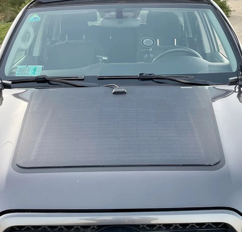 Prado 70 Series hood-mounted solar panel