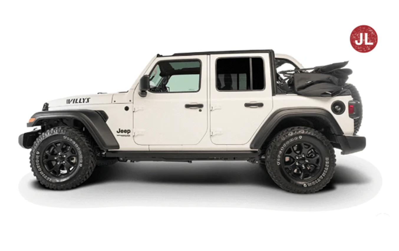 JL 4 Door Squareback in black
