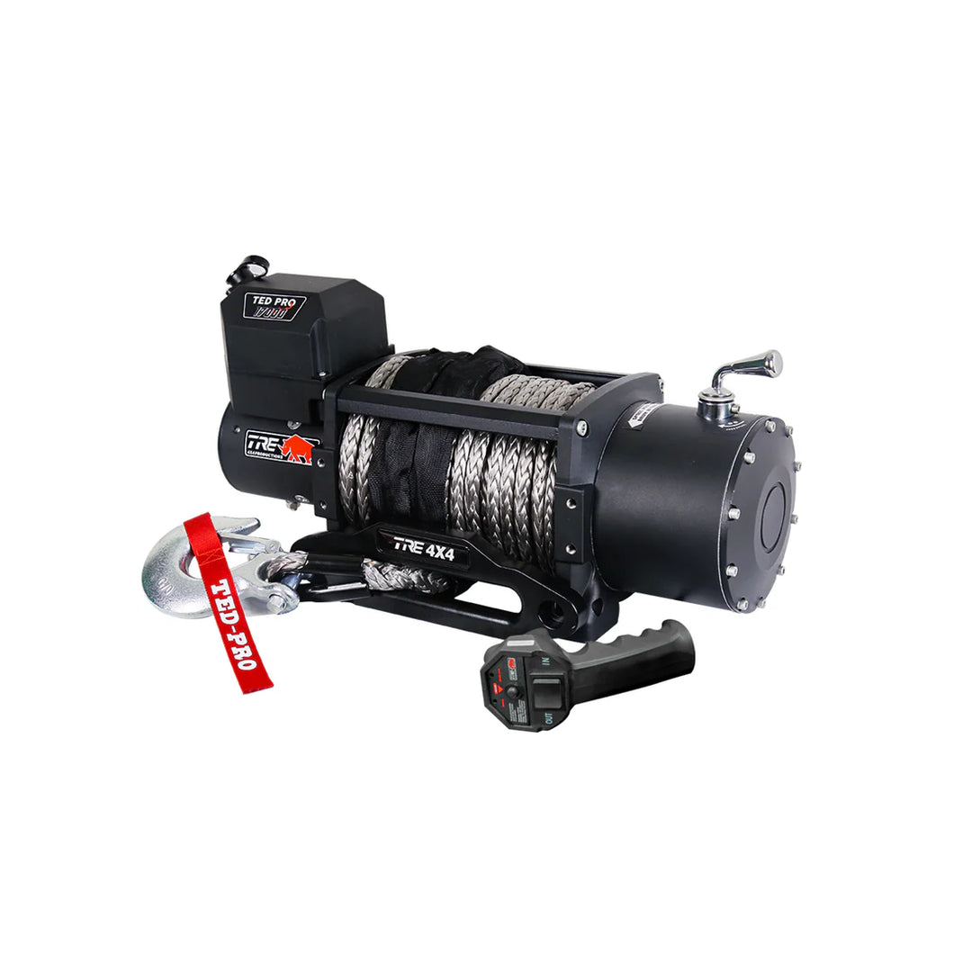 TRE TED Winch   17000LBS Steel Cable