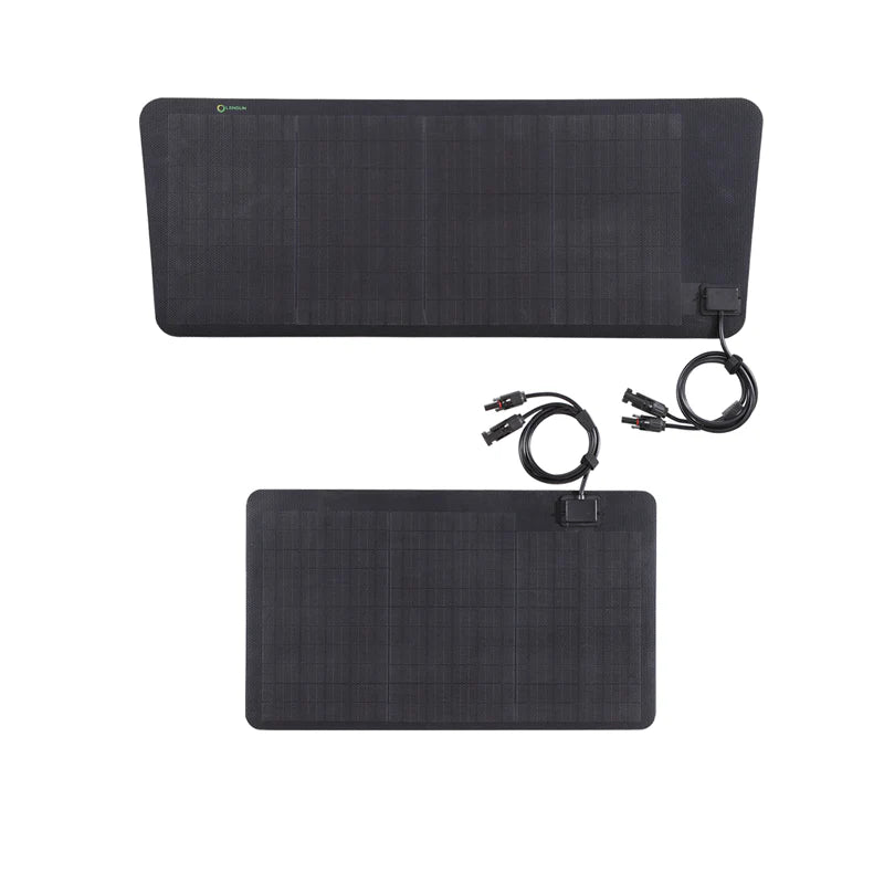 Toyota Land Cruiser 70 Series hood solar panel